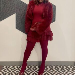 Elegant Red Women's Dress